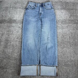 High-Rise Wide Leg Women’s Jeans - Light Blue